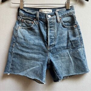 Denim Forum Women's Blue Denim Shorts